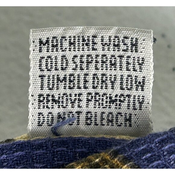 Forum Floral Hawaiian Button Up Shirt Top Men L Blue Orange Yellow Short Sleeve - Picture 3 of 4